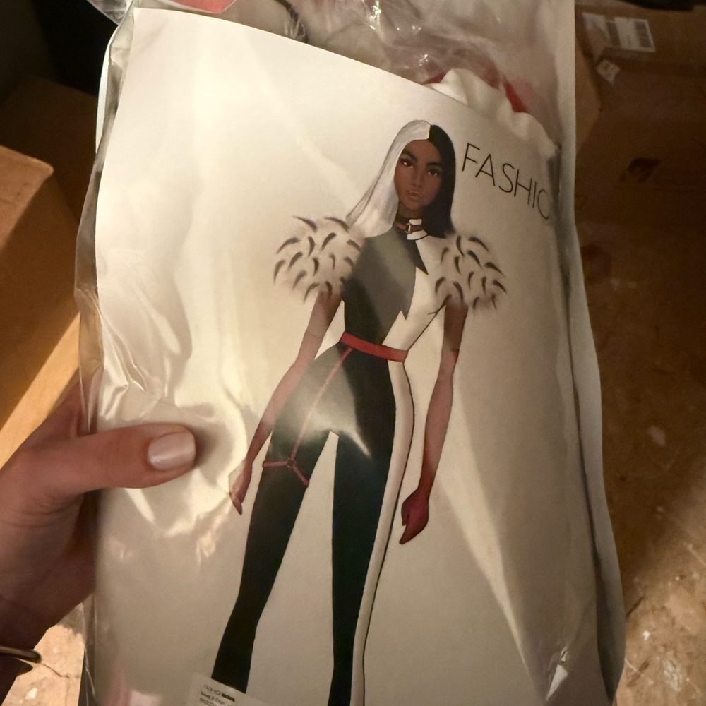 Fashion Nova Black and White Jumpsuit